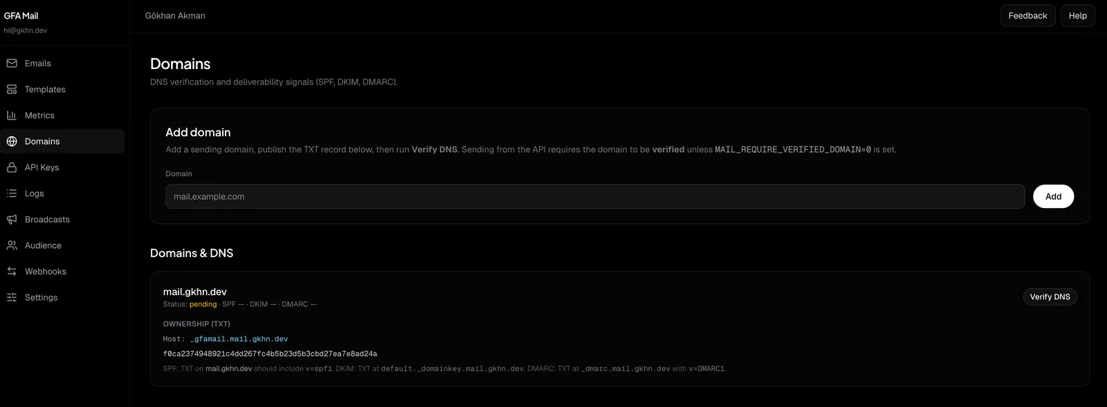 GFA Mail (formerly TurkSend) — image 9